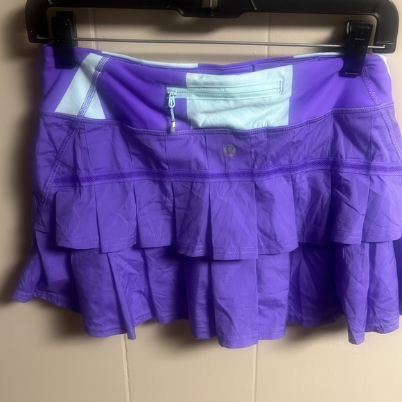 Lululemon Athletica Purple and Blue Mini Athletic Skirt - Picture 2 of 3